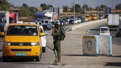 صورة قوات الاحتلال تشدد من إجراءاتها العسكرية في محيط نابلس