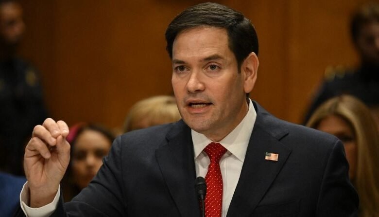 صورة روبيو: ضم الضفة يهدد اتفاق السلام في غزة