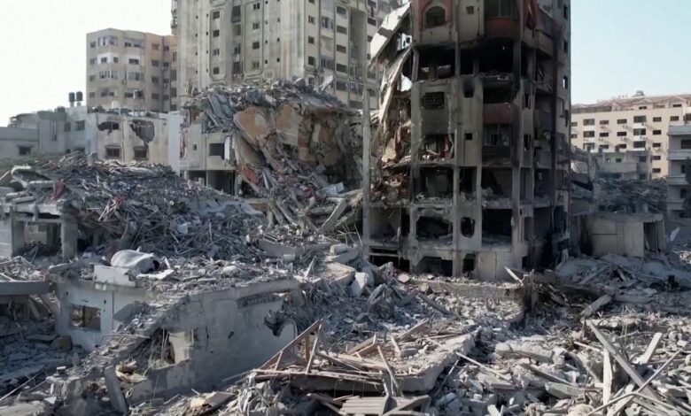 صورة مع إعلان المرحلة الثانية.. هل ينسحب الاحتلال من “الخط الأصفر” شرق القطاع؟