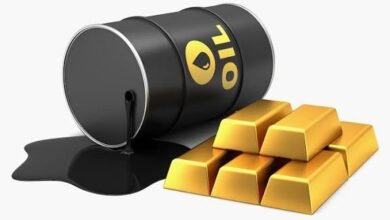 صورة ارتفاع أسعار الذهب والفضة وانخفاض النفط عالميا