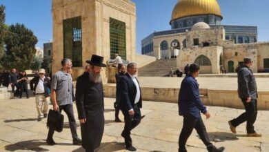 صورة الرئاسة تدين اقتحام بن غفير للمسجد الأقصى