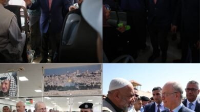 صورة رئيس الوزراء يتفقد أوضاع الحجاج في مدينة الحجاج بأريحا قُبيل مغادرتهم لأداء فريضة الحج