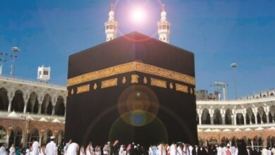صورة لأول مرة منذ 33 عامًا .. تعامد الشمس على الكعبة يتزامن مع يوم عرفة