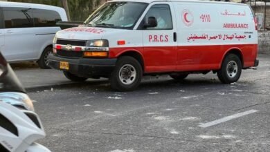 صورة إصابة طالبة إثر دهسها من قبل مستوطن قرب نابلس