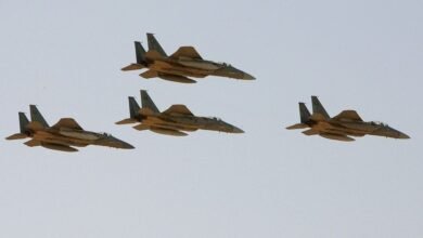 صورة ضربات سعودية أميركية مشتركة تستهدف مواقع فصائل مسلحـة في العراق