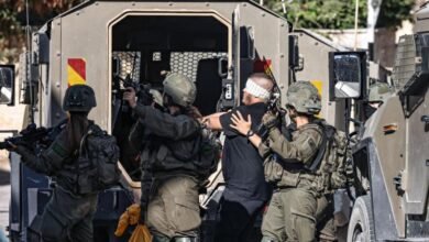 صورة حملة اعتقالات وإصابة بالضفة والقدس تطال 13 مواطناً