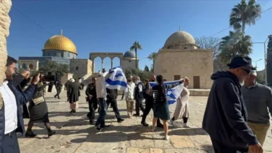 صورة مستوطنون يقتحمون المسجد الأقصى في خامس أيام “عيد العرش”