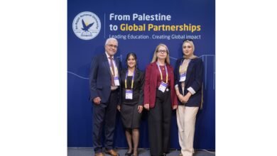 صورة جامعة النجاح الوطنية تستعرض تجربتها في التدويل والصمود الأكاديمي في مؤتمر EAIE 2026 بغلاسكو