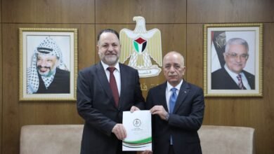 صورة سلطة المياه تتسلّم تخصيصًا لأرض في نابلس لإنشاء محطة للطاقة الشمسية