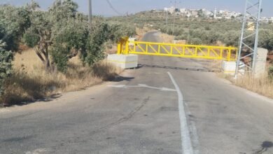 صورة الاحتلال ينصب بوابة حديدية قرب سهل طوباس