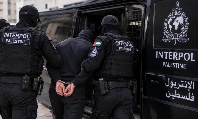 إنتربول فلسطين يتسلّم مشتبهًا به في جريمة قتل بنابلس